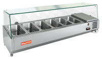 Витрина холодильная HICOLD VRX 1400 (1/3) 