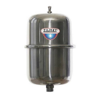 Гидроаккумулятор настенный вертикальный Zilmet INOX-PRO - 8 л. (PN10, нержавеющая сталь)