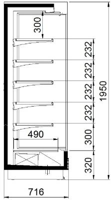 Горка гастрономическая Ариада Crosby ВС1.70-2500