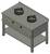 Плита газовая Вулкан KSW 02 8785 WOK