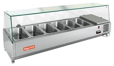 Витрина холодильная HICOLD VRX 1400 (1/3)