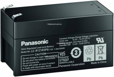 Аккумуляторная батарея Panasonic LC-R121R3PG