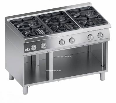 Плита газовая 6-конфорочная с открытым шкаофм ATA K7GCU15VV